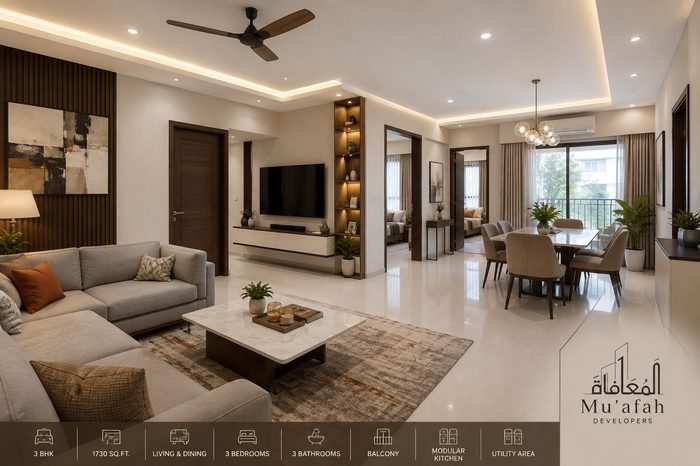Whole-Home Interior Design Concept - Mu'afah Architects Chennai
