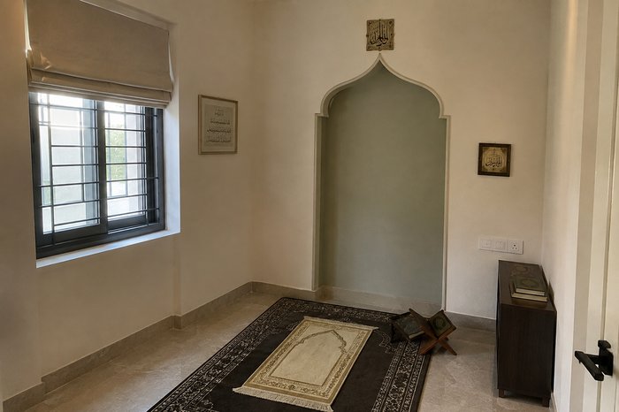 Prayer Room Interior Concept - Mu'afah Architects Chennai